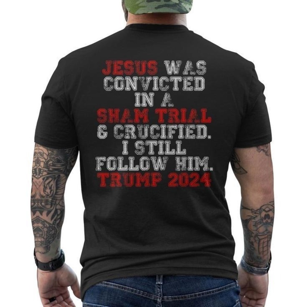 Jesus Wconvicted Convict Felon President Vote Unisex Tshirt
